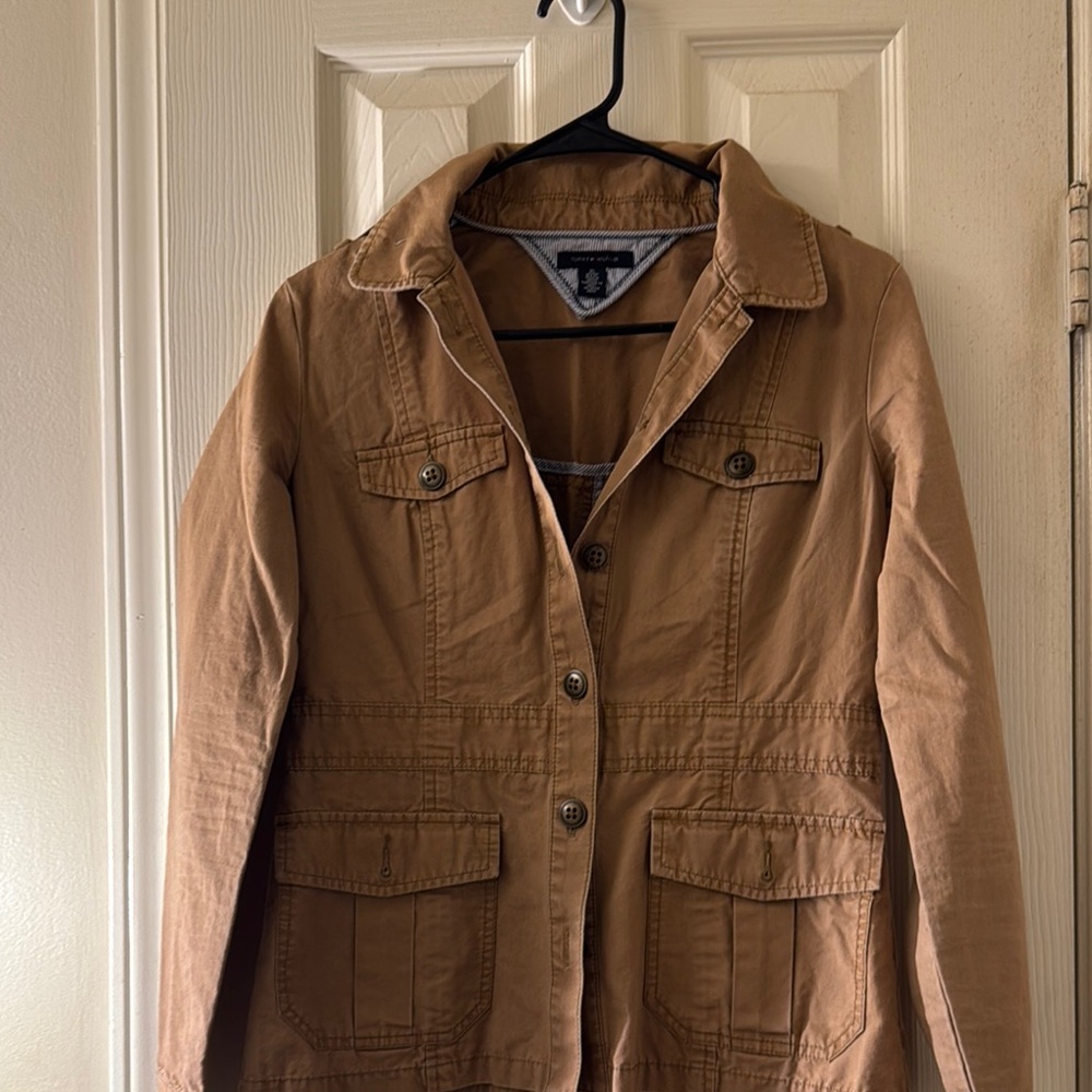 Women's Tan Tommy Hilfiger Jacket